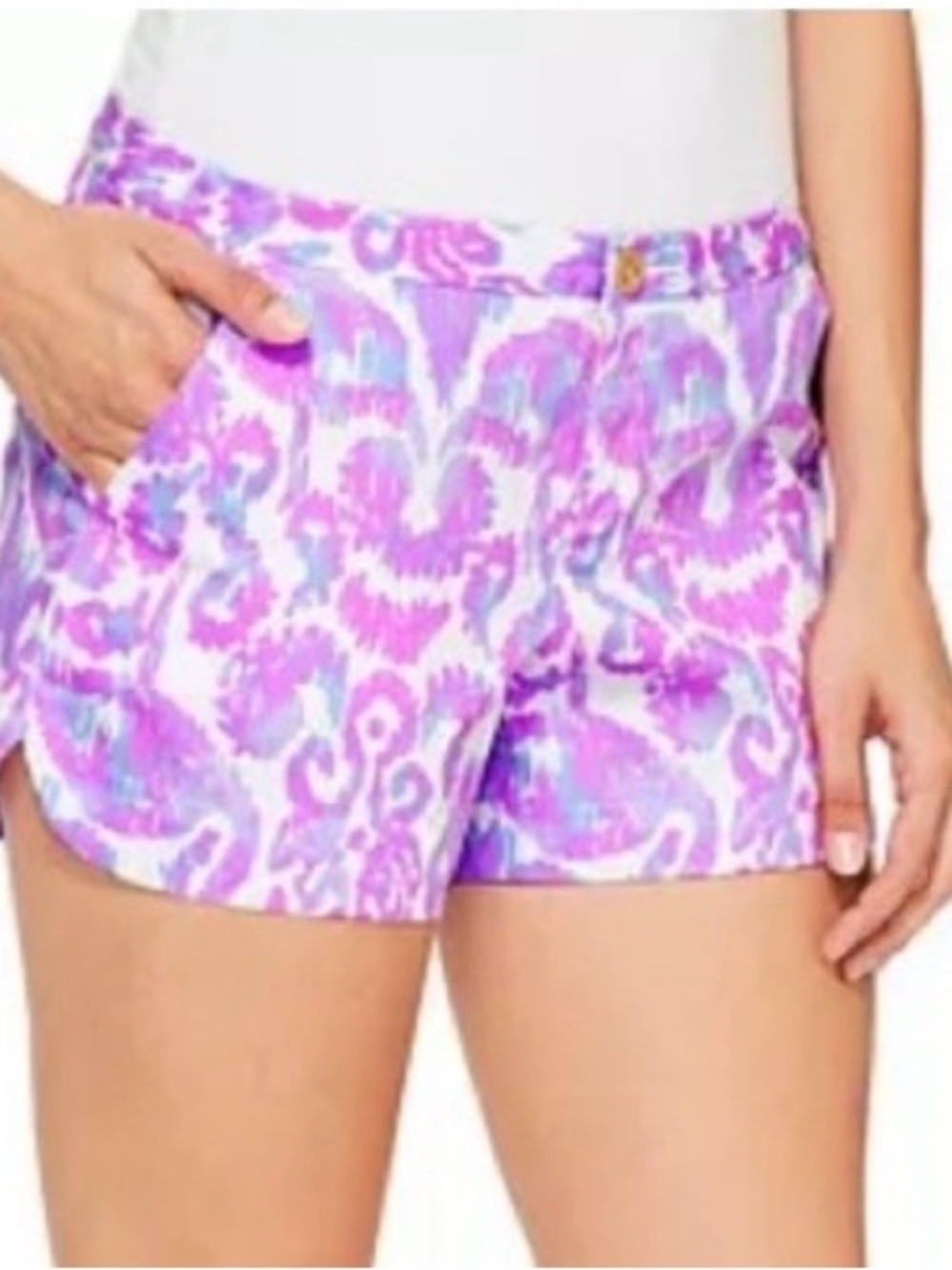 Lilly Pulitzer Pink & Purple Print Shorts – Size 4